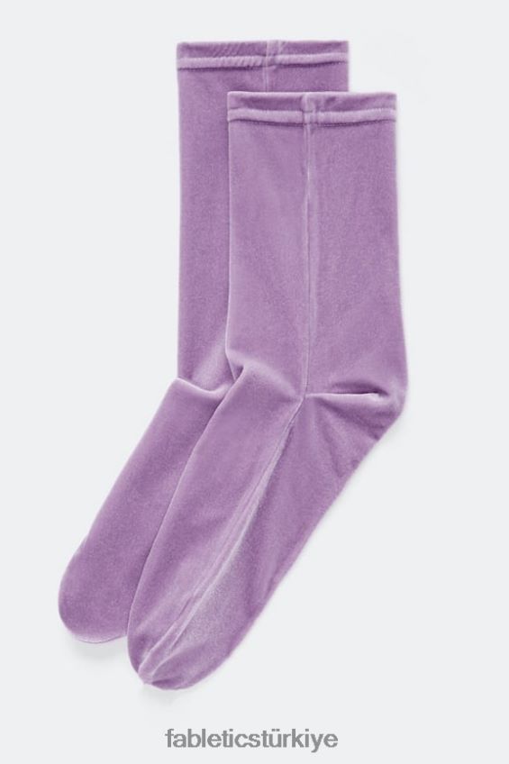 tr Fabletics kadınlar kadife çorap parlak leylak 40R06B3004