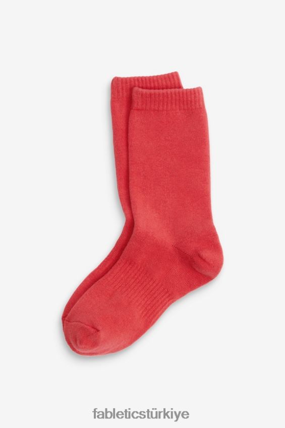 tr Fabletics kadınlar performans 6" çorap çilek kırmızısı 40R06B3002