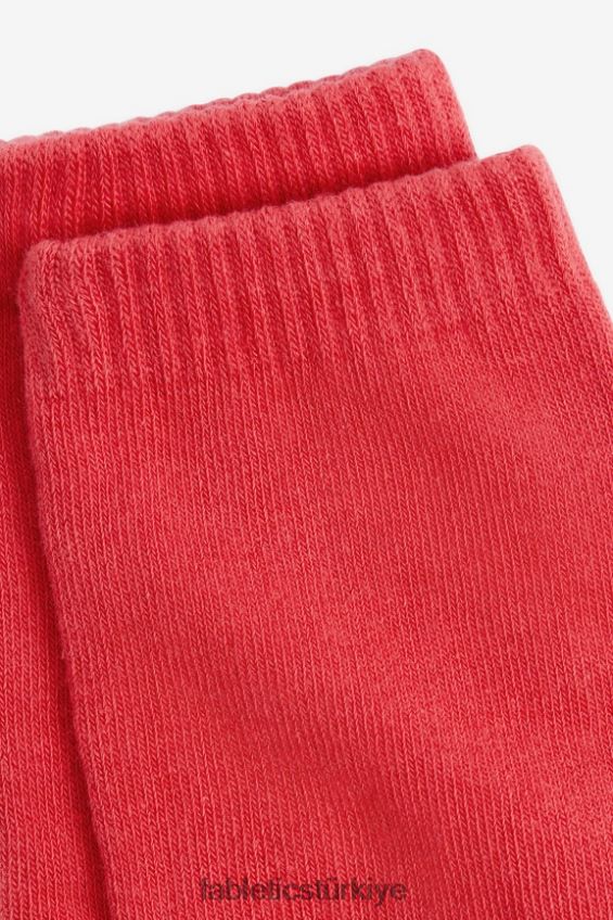 tr Fabletics kadınlar performans 6\" çorap çilek kırmızısı 40R06B3002