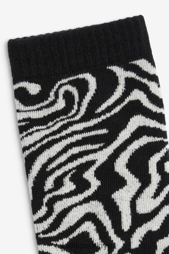 tr Fabletics kadınlar performans 6\" çorap mermer zebra 40R06B2984