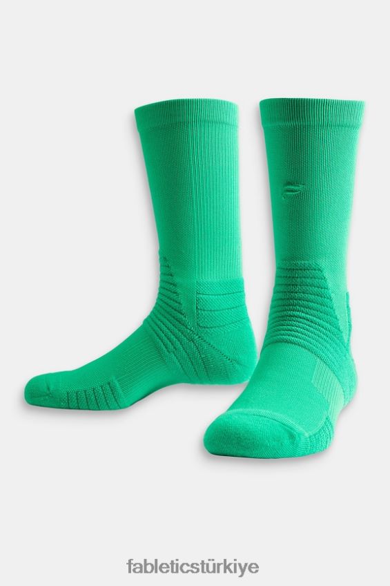 tr Fabletics kadınlar performans ekibi çorabı temel yeşil 40R06B2997