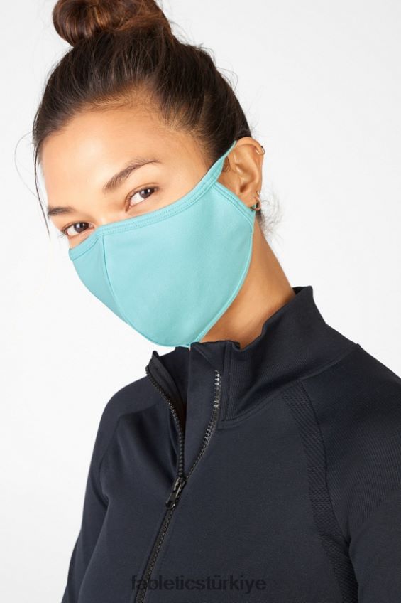 tr Fabletics kadınlar dayanışma maskesi yanardöner mavi çan 40R06B3033