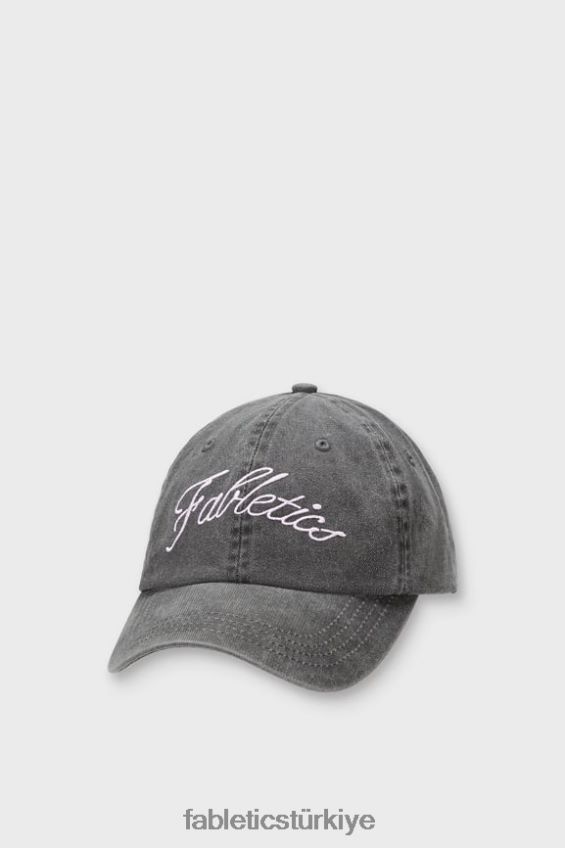 tr Fabletics kadınlar baba şapkası yıkanmış siyah 40R06B3008