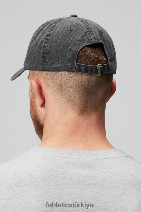 tr Fabletics kadınlar baba şapkası yıkanmış siyah 40R06B3008