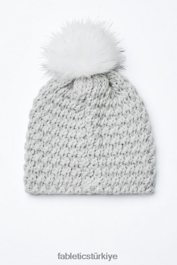 tr Fabletics kadınlar kalın ponponlu bere bulut 40R06B3032