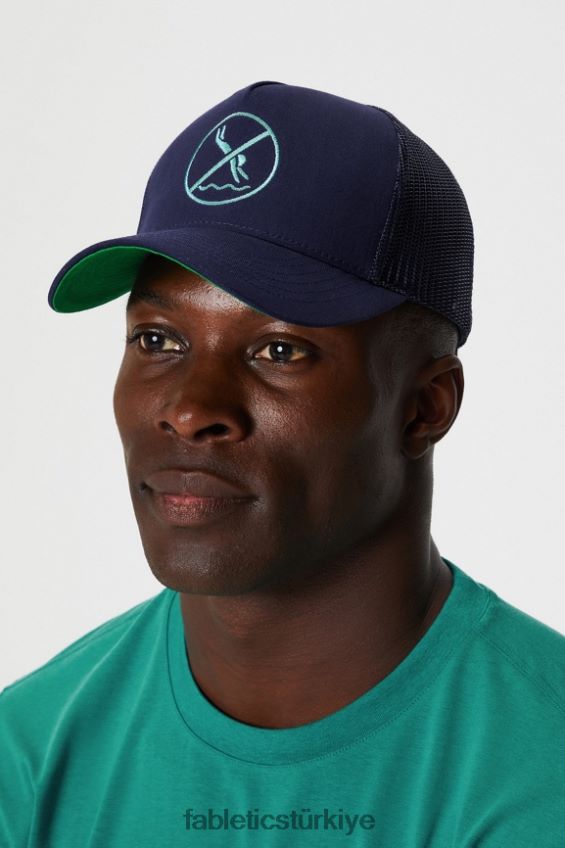 tr Fabletics kadınlar kamyon şoförü şapkası derin donanma dalış yok 40R06B3013