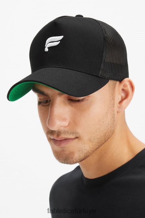 tr Fabletics kadınlar kamyon şoförü şapkası siyah 40R06B3014