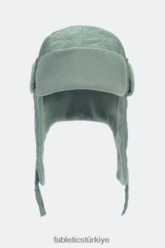 tr Fabletics kadınlar kapitone havacı şapkası yeşil duman 40R06B3025