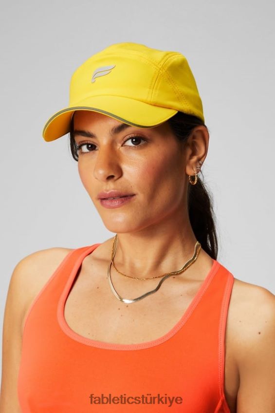 tr Fabletics kadınlar temel şapka günbatımı sarısı 40R06B3016