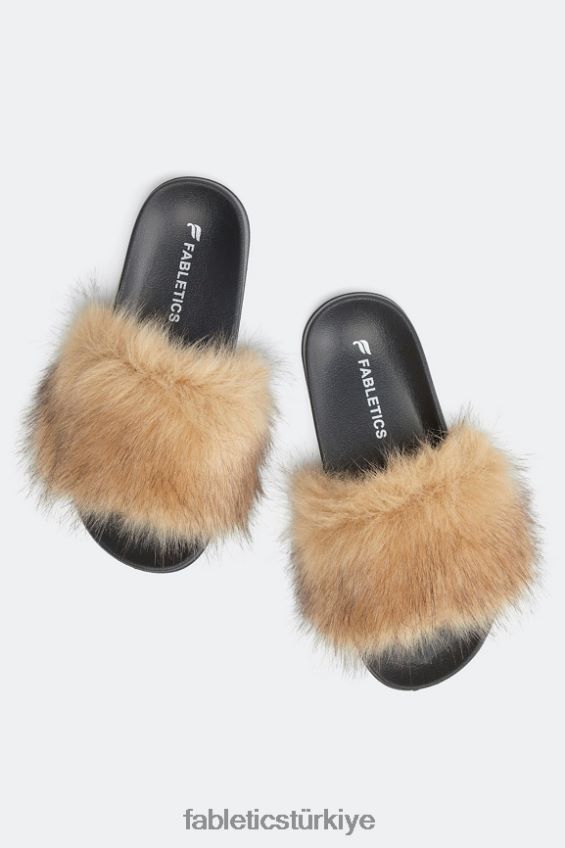 tr Fabletics kadınlar kürk slip-on siyah/çoklu 40R06B2945