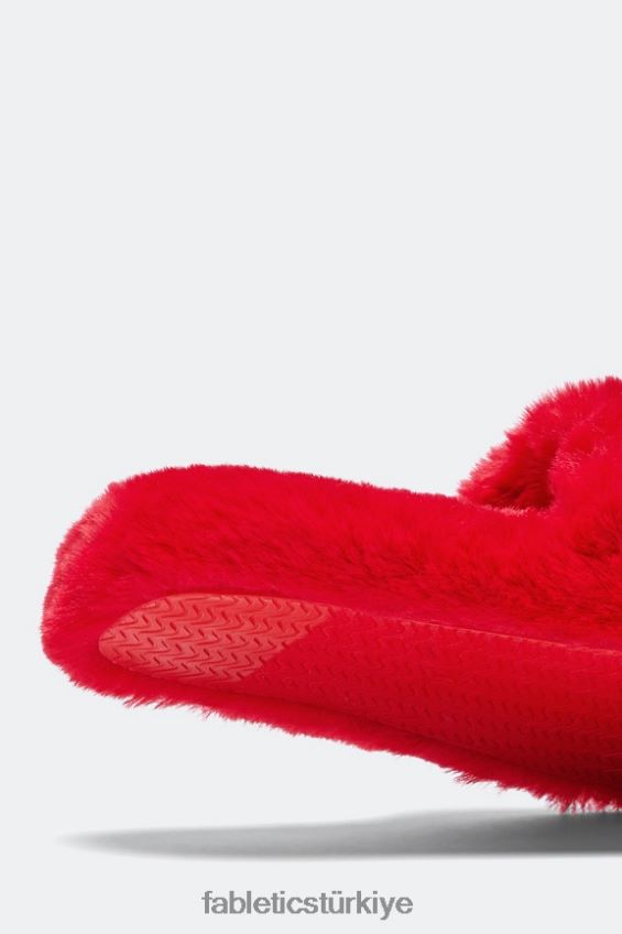 tr Fabletics kadınlar kürk terlik elektrikli kiraz 40R06B2949