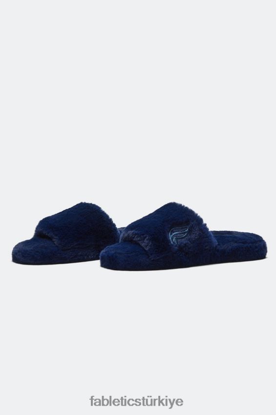 tr Fabletics kadınlar kürk terlik indigo 40R06B2950