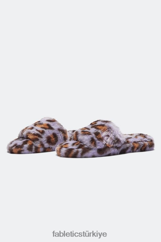 tr Fabletics kadınlar kürk terlik lavanta/çoklu 40R06B2951