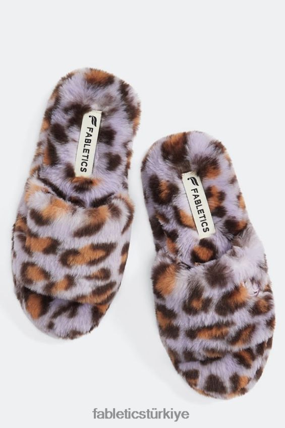 tr Fabletics kadınlar kürk terlik lavanta/çoklu 40R06B2951