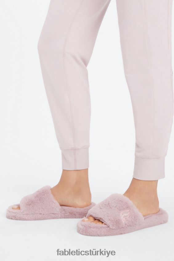 tr Fabletics kadınlar kürk terlik leylak rengi 40R06B2952
