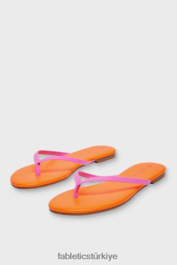 tr Fabletics kadınlar slip-on sandalet pembe kaçış/açık turuncu 40R06B2934