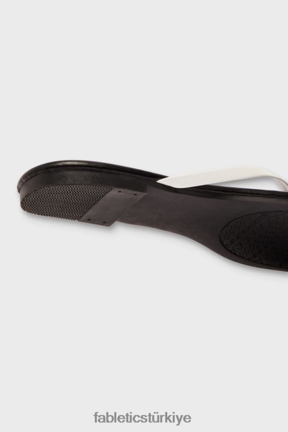 tr Fabletics kadınlar slip-on sandalet siyah beyaz 40R06B2936
