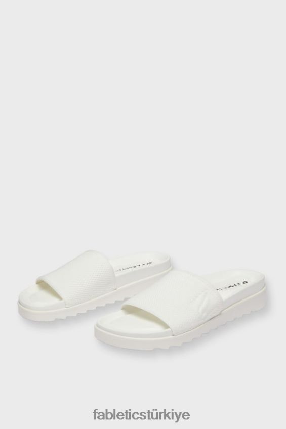 tr Fabletics kadınlar terlik beyaz geri dönüştürülmüş aktif örgü 40R06B2931