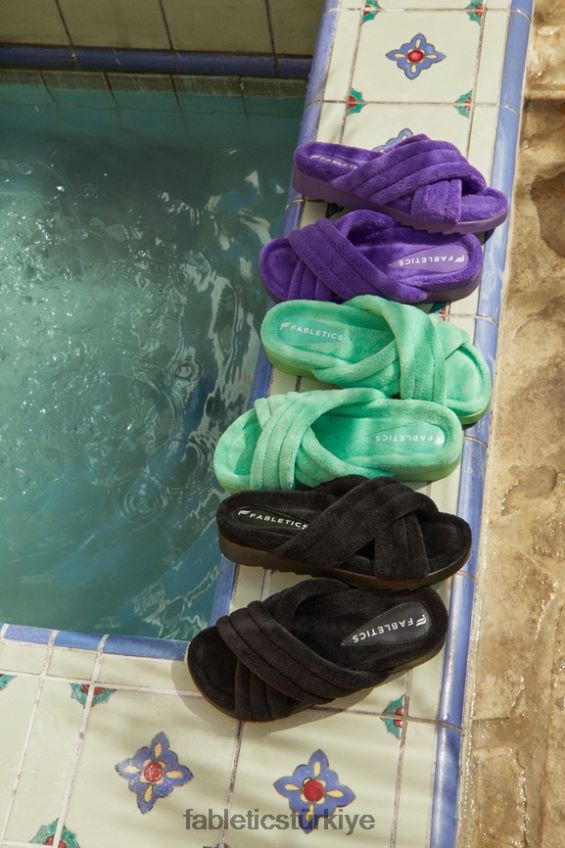 tr Fabletics kadınlar terry çapraz kaydırak tropikal su 40R06B2959