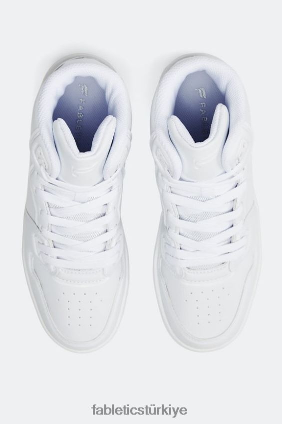 tr Fabletics kadınlar yüksek top yaşam tarzı spor ayakkabı beyaz 40R06B2944
