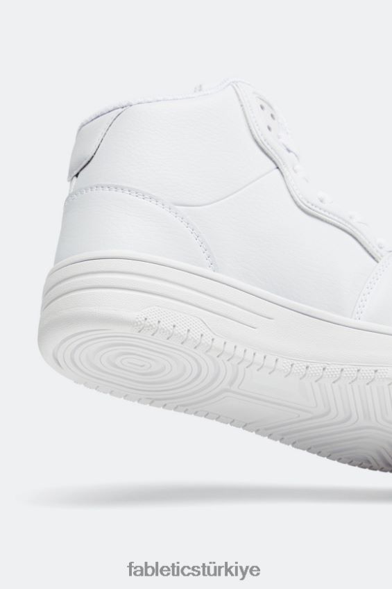 tr Fabletics kadınlar yüksek top yaşam tarzı spor ayakkabı beyaz 40R06B2944