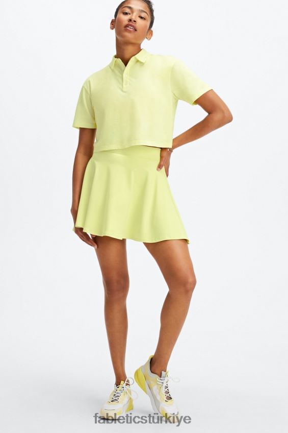 tr Fabletics kadınlar fırfırlı etek bordo/maun/driftscape 40R06B646