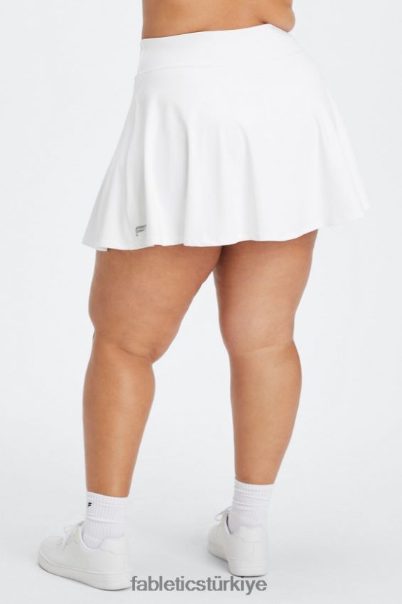 tr Fabletics kadınlar fırfırlı etek klasik gri melanj/kalaylı 40R06B634