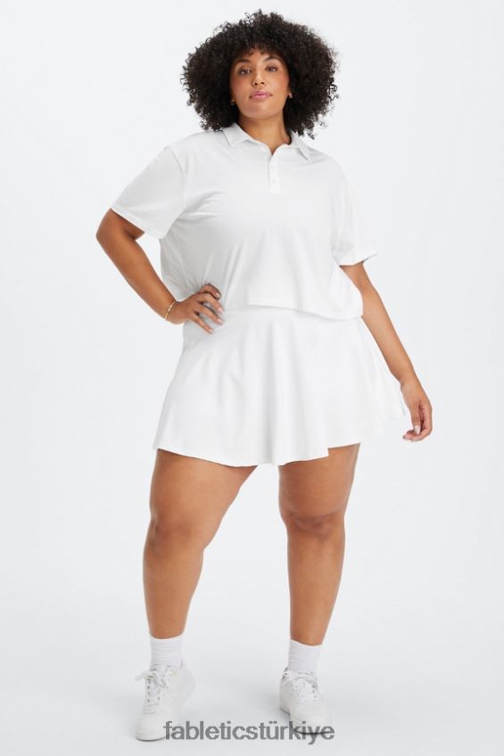 tr Fabletics kadınlar fırfırlı etek klasik gri melanj/kalaylı 40R06B634