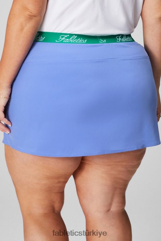 tr Fabletics kadınlar gömme şortlu dokuma cepli etek salyangozu zımbası/çim yeşili 40R06B628