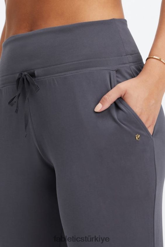 tr Fabletics kadınlar eko şık örgü büzme ipli pantolon adadan kaçış/yansıtıcı logo 40R06B99