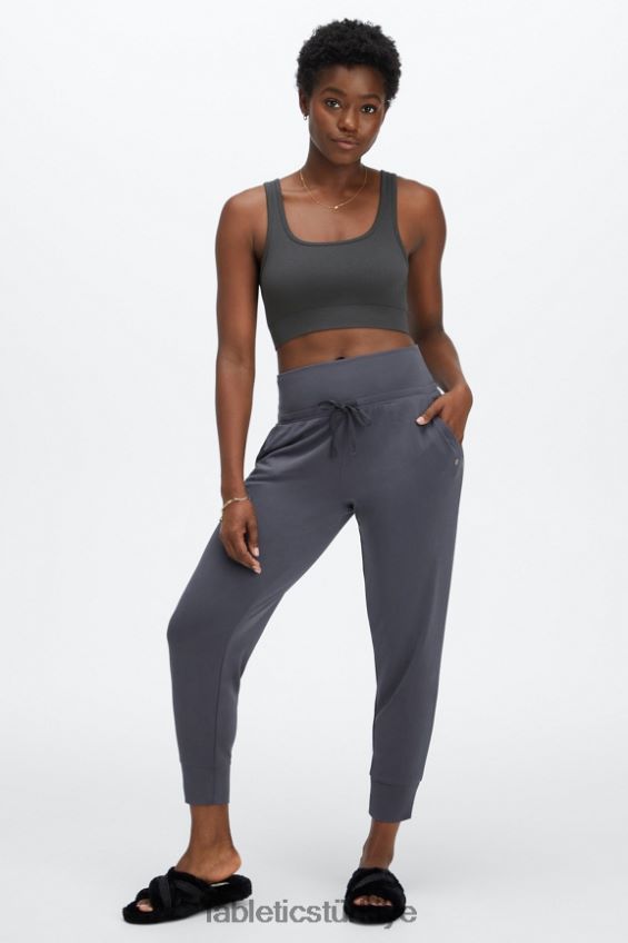 tr Fabletics kadınlar eko şık örgü büzme ipli pantolon adadan kaçış/yansıtıcı logo 40R06B99