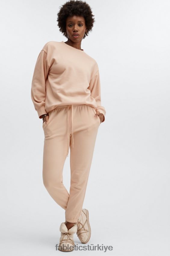 tr Fabletics kadınlar eko klasik eşofman altı siyah/limon kreması 40R06B95