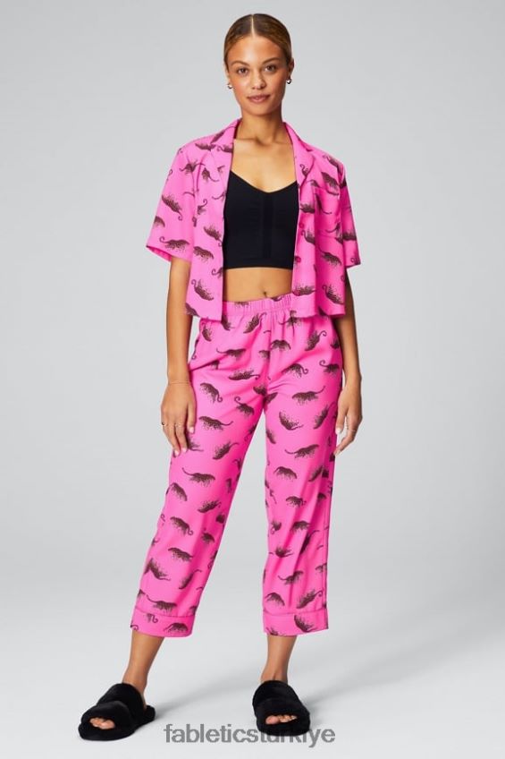 tr Fabletics kadınlar ekosatin ekin pantolon erime/kristal dalga/yansıtıcı gümüş 40R06B50