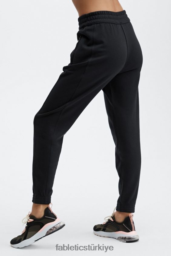 tr Fabletics kadınlar çevreye duyarlı ince eşofman altı siyah/klasik beyaz 40R06B57