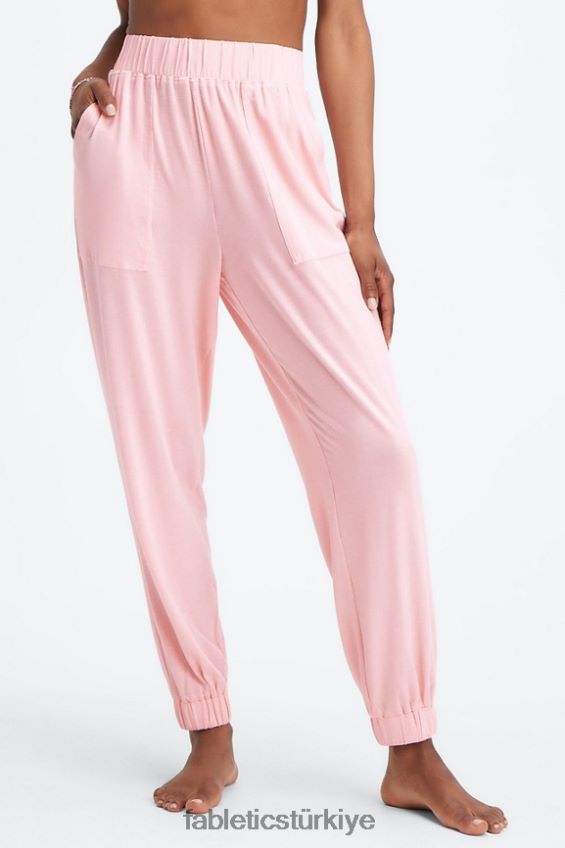 tr Fabletics kadınlar geri örgülü konik pantolon filiz/atletizm kulübü 40R06B77