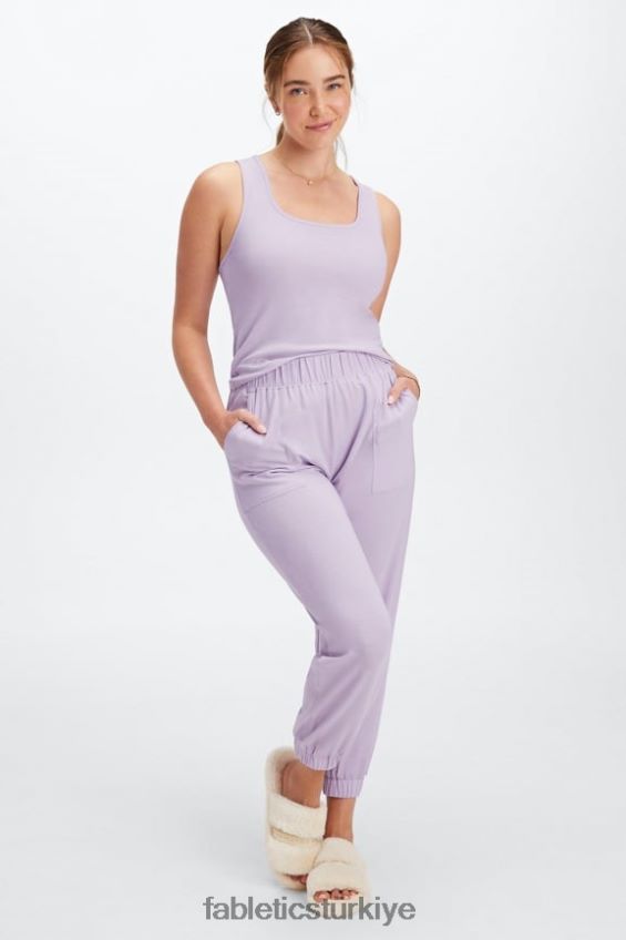 tr Fabletics kadınlar geri örgülü konik pantolon maun/kristal dalga 40R06B80