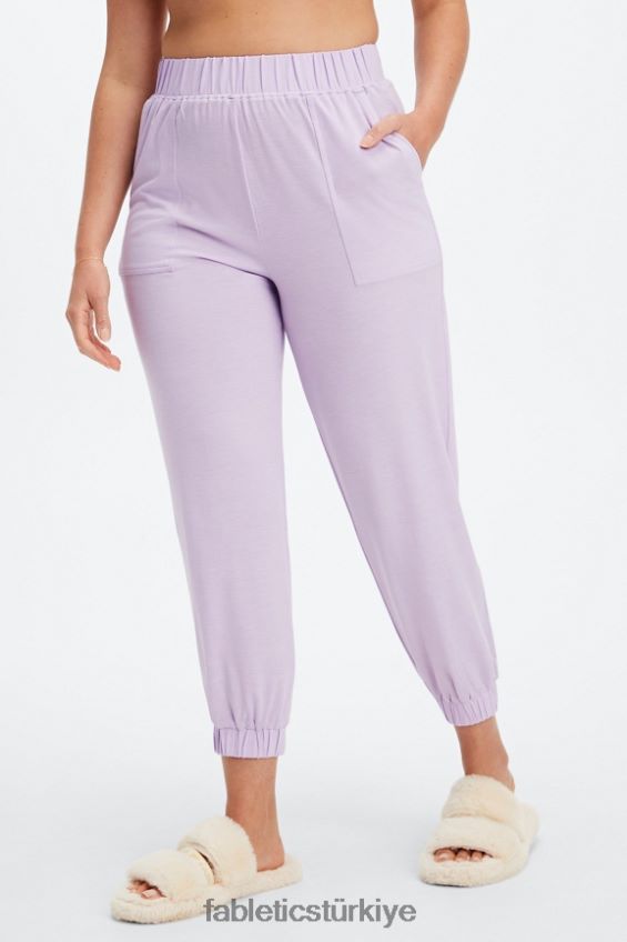 tr Fabletics kadınlar geri örgülü konik pantolon maun/kristal dalga 40R06B80