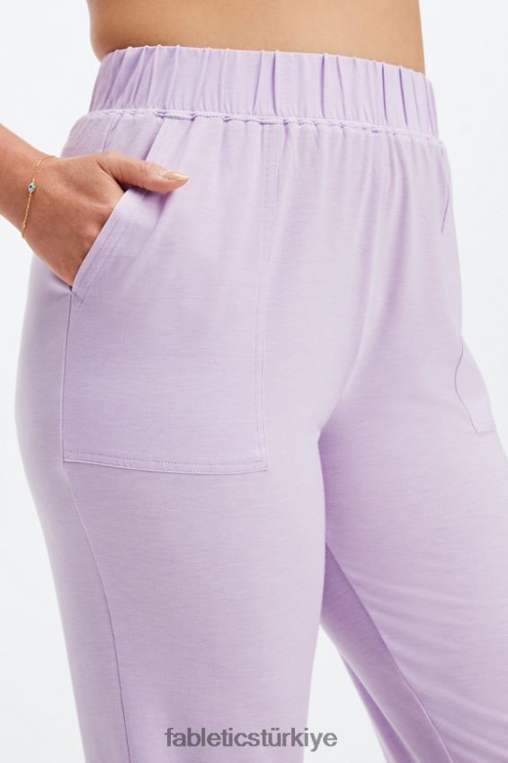 tr Fabletics kadınlar geri örgülü konik pantolon maun/kristal dalga 40R06B80
