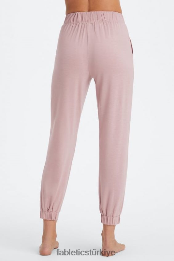 tr Fabletics kadınlar geri örgülü konik pantolon yumuşak gri funda/atletik kulüp 40R06B76