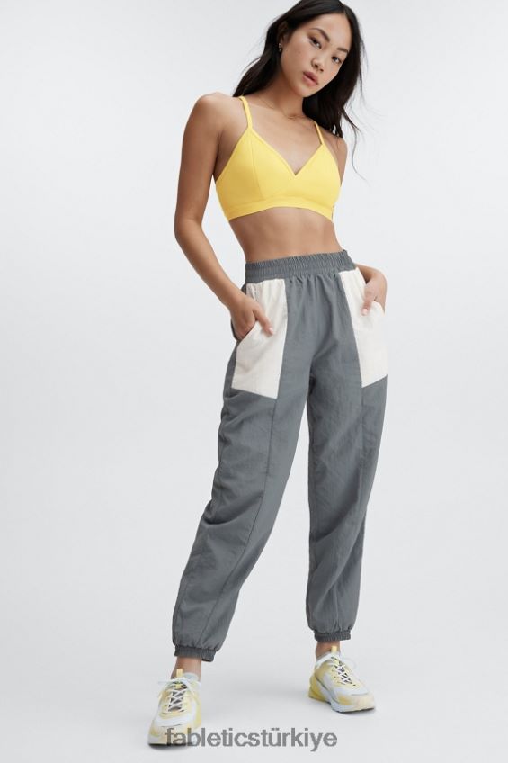 tr Fabletics kadınlar geri tepme iki tonlu eşofman altı şeker eriği/siyah puantiyeli 40R06B127