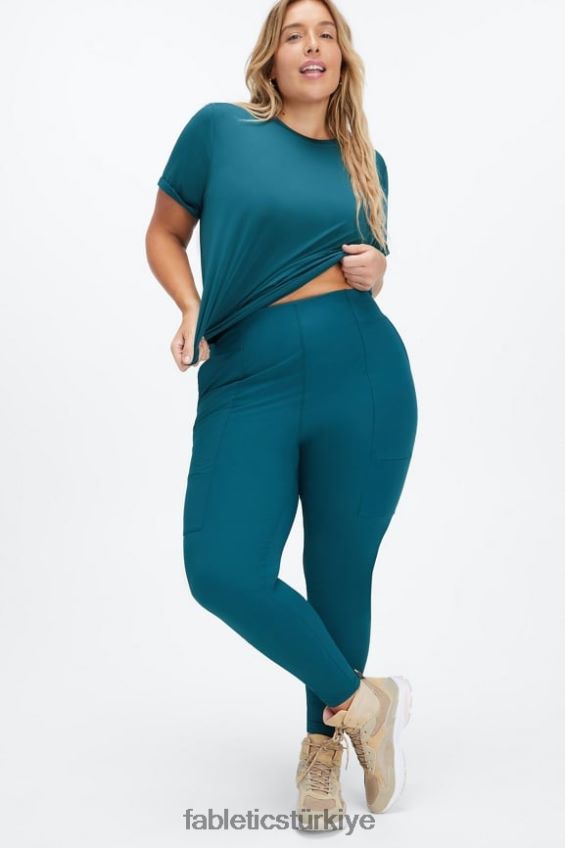 tr Fabletics kadınlar hibrit kargo pantolon tuğla/çoklu 40R06B117