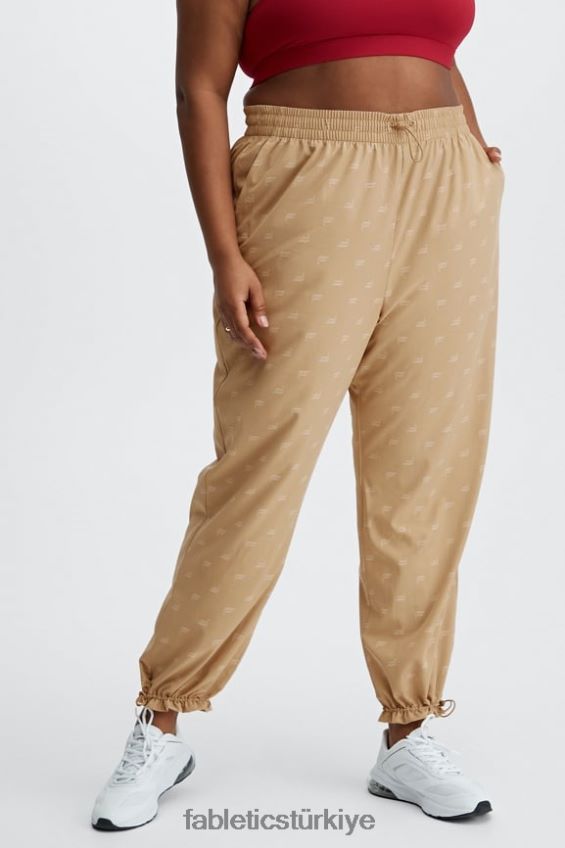 tr Fabletics kadınlar iggy dokuma pantolon kristal mavisi/hurma 40R06B130