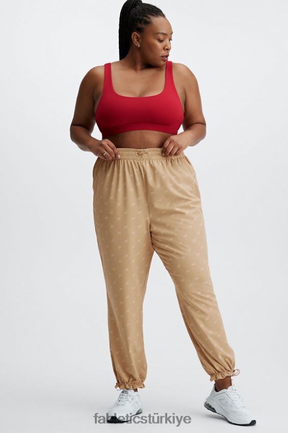 tr Fabletics kadınlar iggy dokuma pantolon kristal mavisi/hurma 40R06B130