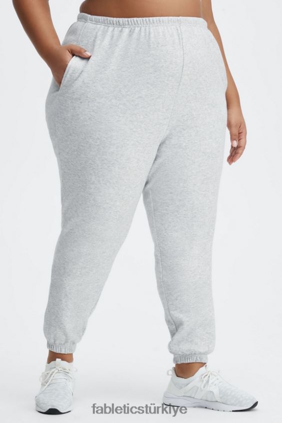 tr Fabletics kadınlar ince eşofman altı siyah/yansıtıcı gümüş 40R06B135