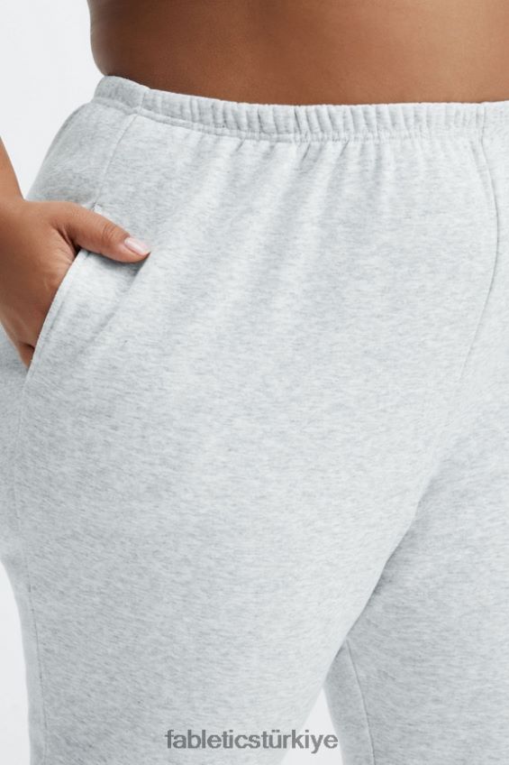 tr Fabletics kadınlar ince eşofman altı siyah/yansıtıcı gümüş 40R06B135