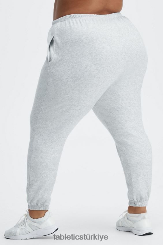 tr Fabletics kadınlar ince eşofman altı siyah/yansıtıcı gümüş 40R06B135