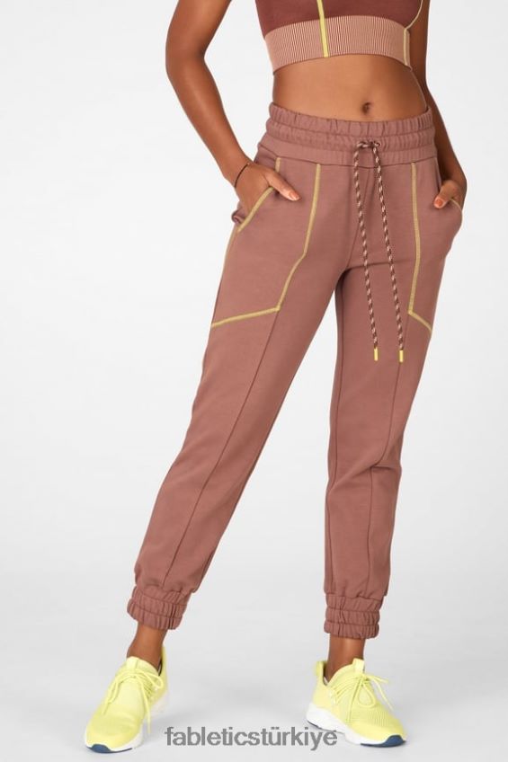 tr Fabletics kadınlar iris eşofman altı kestane/gaia/lezzet 40R06B221