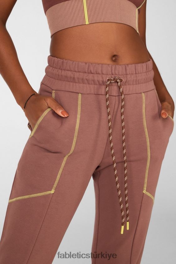 tr Fabletics kadınlar iris eşofman altı kestane/gaia/lezzet 40R06B221