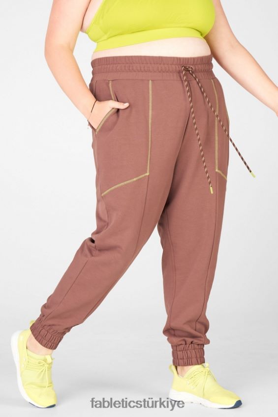 tr Fabletics kadınlar iris eşofman altı kestane/gaia/lezzet 40R06B222