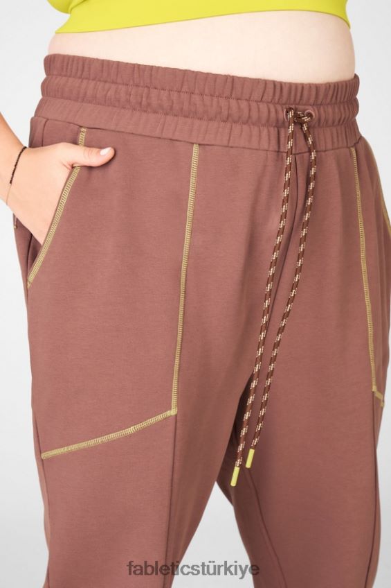 tr Fabletics kadınlar iris eşofman altı kestane/gaia/lezzet 40R06B222